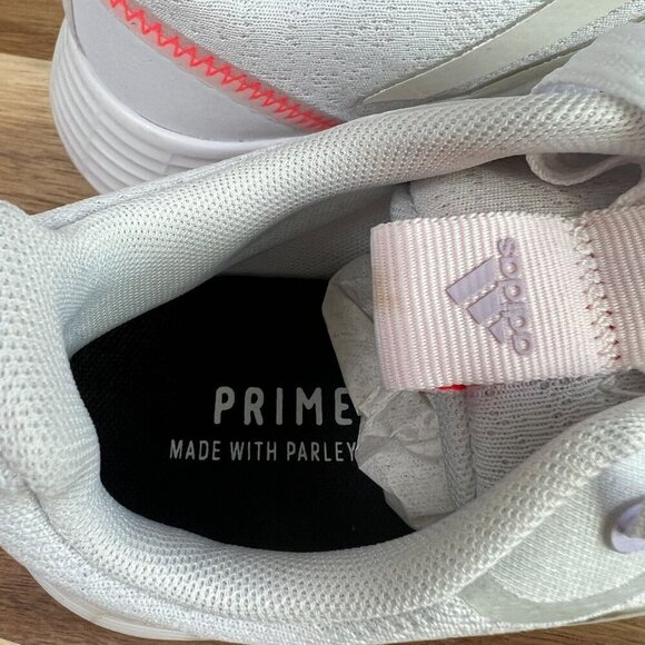 Adidas Women's Racer Sport Running Shoe Sz 5.5US White/Purple Tint/Red GW4842 - Picture 6 of 13